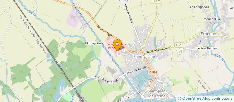 localisation de l'entreprise SCI SOH  SAINT-USAGE