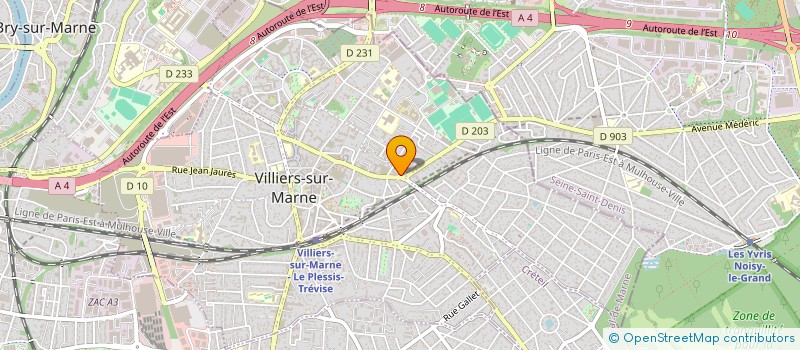 localisation de l'entreprise SCI SOH  VILLIERS-SUR-MARNE