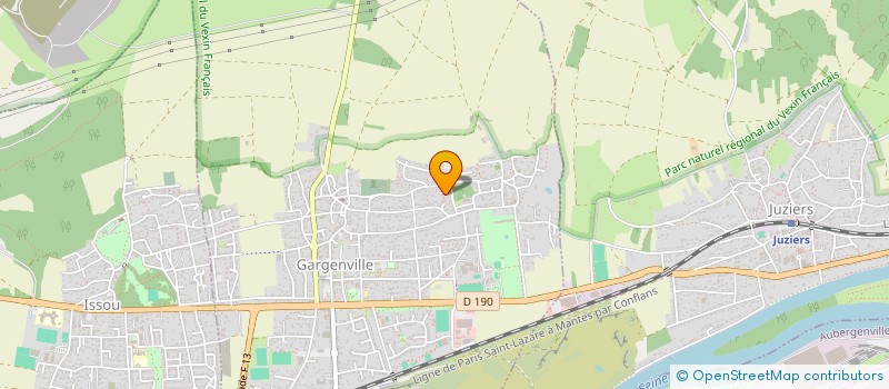 localisation de l'entreprise SCI SOHAN  GARGENVILLE