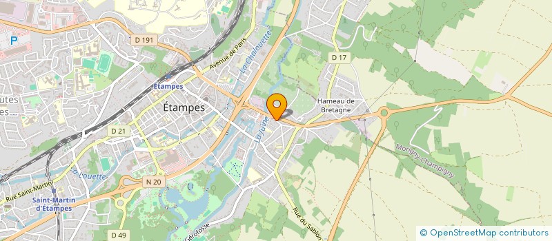 localisation de l'entreprise SCI SOHE  ETAMPES