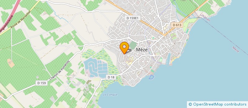 localisation de l'entreprise SCI SOHO à MEZE