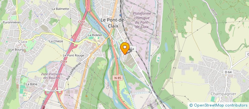 localisation de l'entreprise SCI SOHO  LE PONT-DE-CLAIX