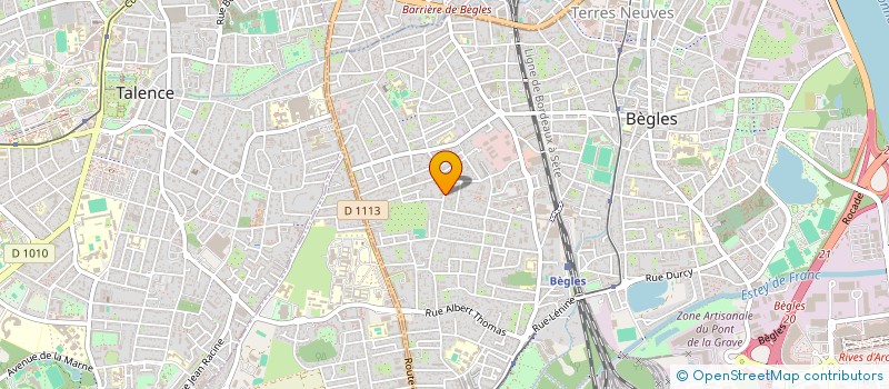 localisation de l'entreprise SCI SOIS à BEGLES