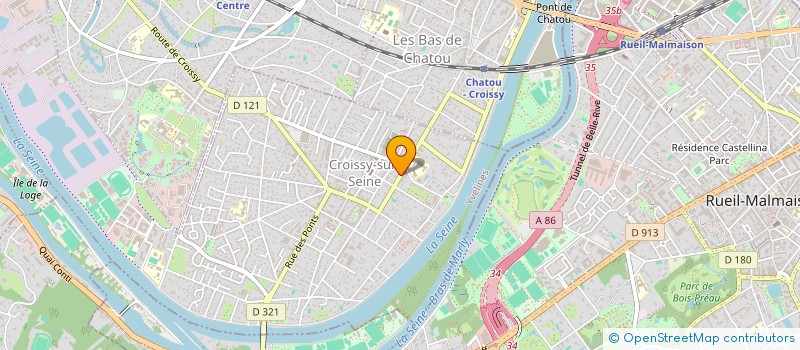 localisation de l'entreprise SCI SOISER  CROISSY-SUR-SEINE