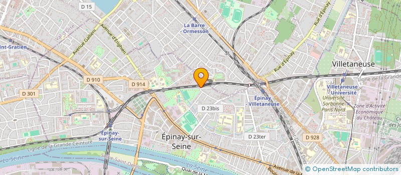 localisation de l'entreprise SCI SOISSON à EPINAY-SUR-SEINE