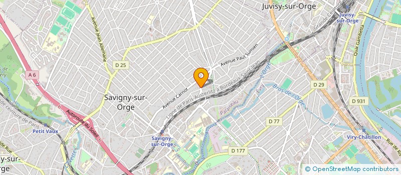 localisation de l'entreprise SCI SOIXANTE  SAVIGNY-SUR-ORGE