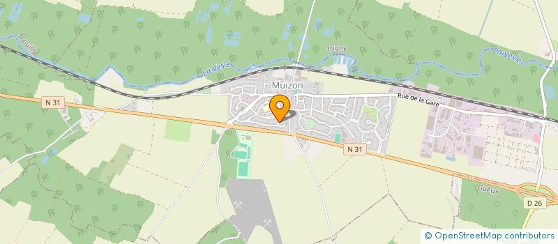 localisation de l'entreprise SCI SOIXANTE-DOUZE  JONCHERY-SUR-VESLE