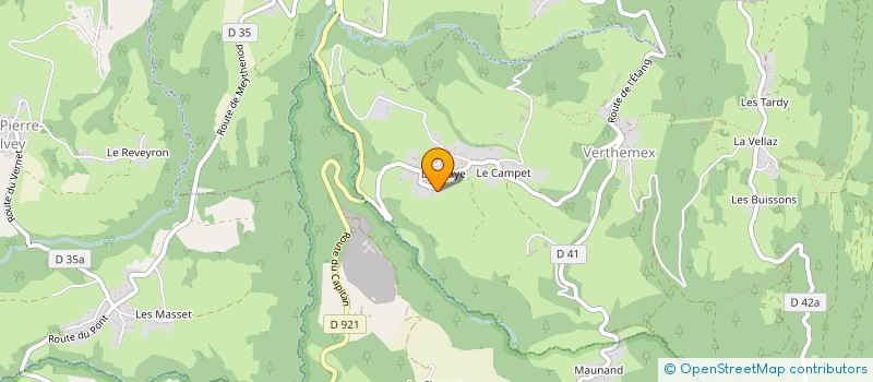 localisation de l'entreprise SCI SOJACEL  VERTHEMEX