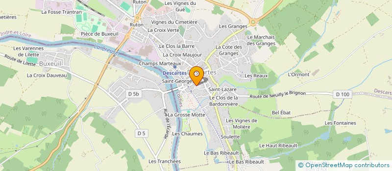 localisation de l'entreprise SCI SOJADE  DESCARTES