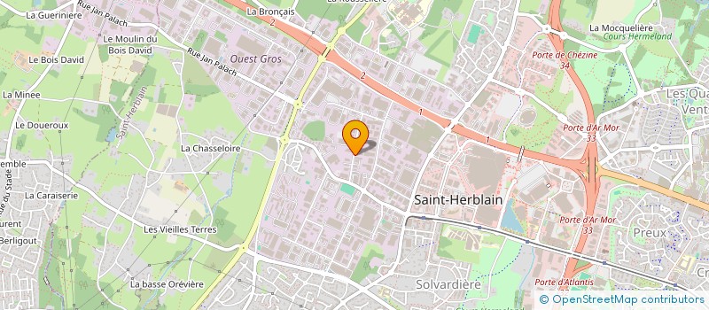 localisation de l'entreprise SCI SOJE  SAINT-HERBLAIN