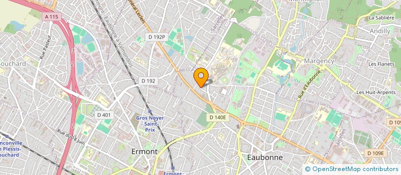 localisation de l'entreprise SCI SOJEAUMA  MARGENCY