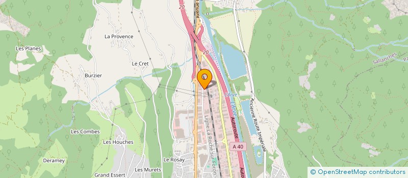 localisation de l'entreprise SCI SOJEMS à SALLANCHES