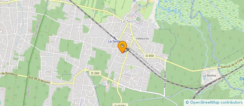 localisation de l'entreprise SCI SOJEPI  LE TEICH