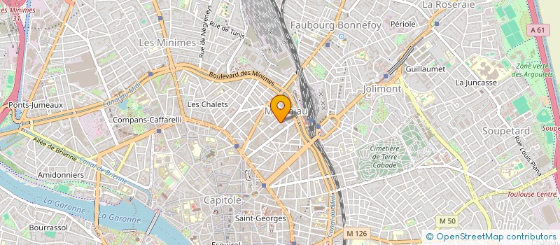 localisation de l'entreprise SCI SOJERA  TOULOUSE