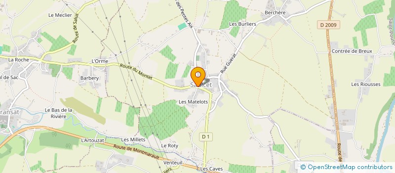 localisation de l'entreprise SCI SOJERO  MONTORD