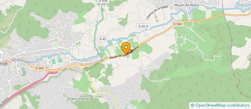 localisation de l'entreprise SCI SOJL  AURIOL