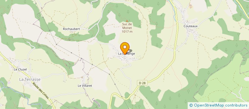 localisation de l'entreprise SCI SOJO  SAINT-ETIENNE-LARDEYROL