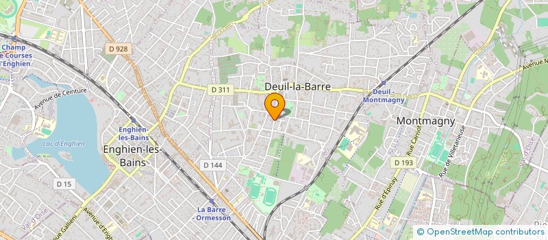 localisation de l'entreprise SCI SOJO  DEUIL-LA-BARRE