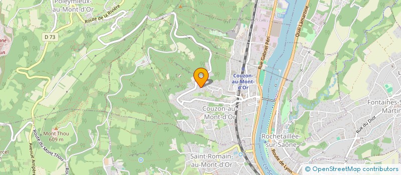 localisation de l'entreprise SCI SOJOES  COUZON-AU-MONT-D'OR
