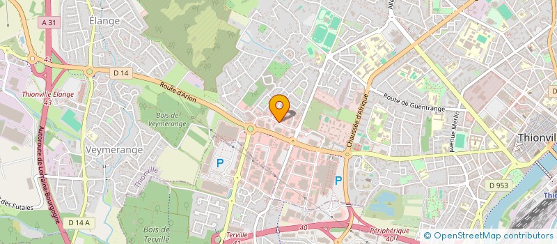 localisation de l'entreprise SCI SOJOHART à THIONVILLE