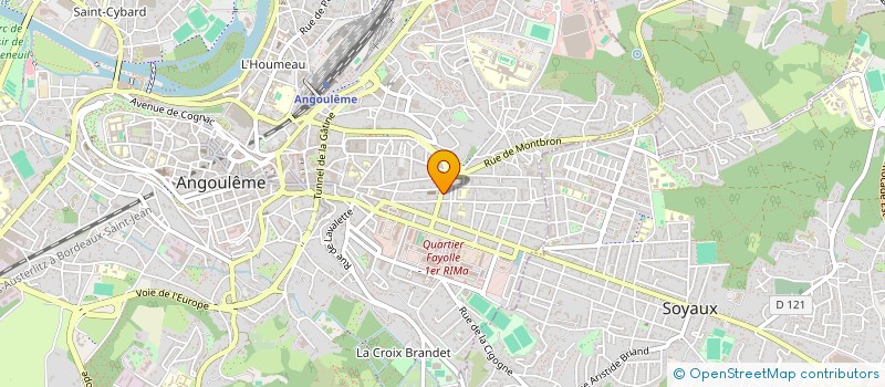 localisation de l'entreprise SCI SOJU à ANGOULEME