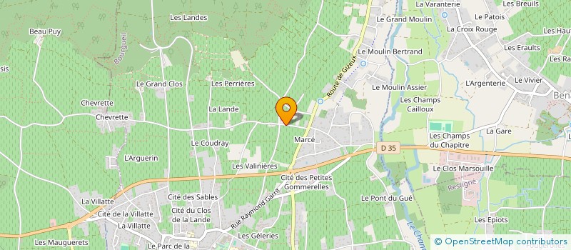 localisation de l'entreprise SCI SOJUGO à BOURGUEIL