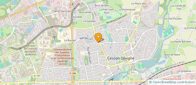 localisation de l'entreprise SCI SOKA à CESSON-SEVIGNE