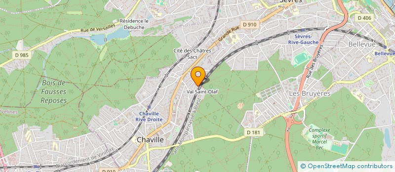 localisation de l'entreprise SCI SOKAL à CHAVILLE