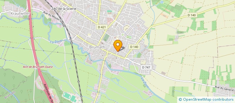 localisation de l'entreprise SCI SOKELINA  BRUMATH