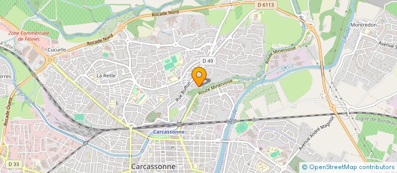 localisation de l'entreprise SCI SOKING à CARCASSONNE