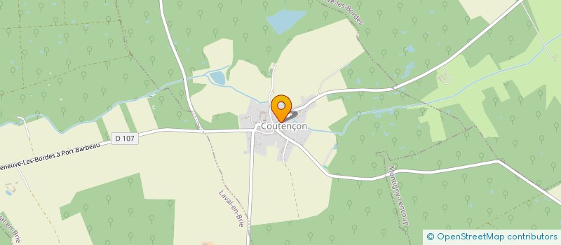 localisation de l'entreprise SCI SOKRANE  COUTENCON