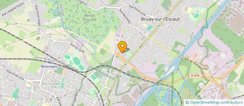 localisation de l'entreprise SCI SOL  SAINT-SAULVE