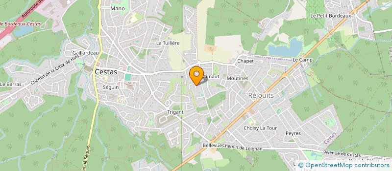 localisation de l'entreprise SCI SOL ARCADIA  CESTAS