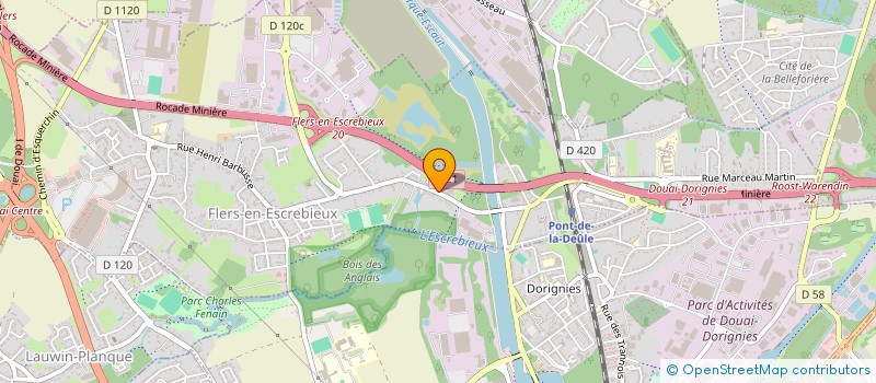 localisation de l'entreprise SCI SOL FA  FLERS-EN-ESCREBIEUX