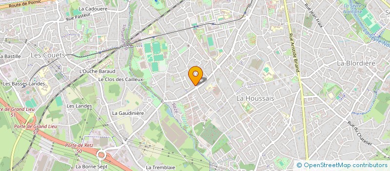 localisation de l'entreprise SCI SOL INVICTUS  REZE