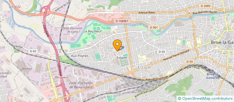 localisation de l'entreprise SCI SOL LA PIERRE  BRIVE LA GAILLARDE