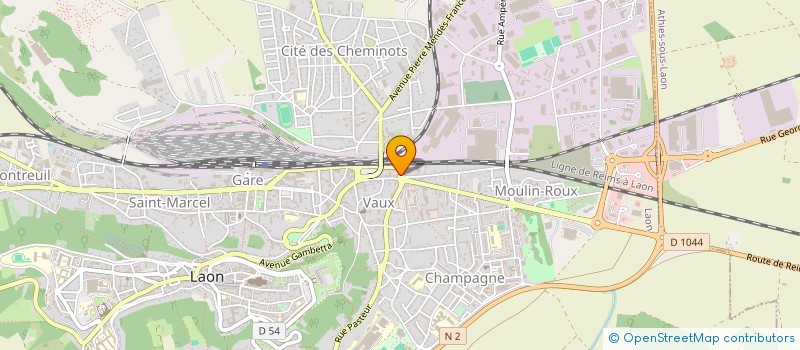 localisation de l'entreprise SCI SOLA à LAON