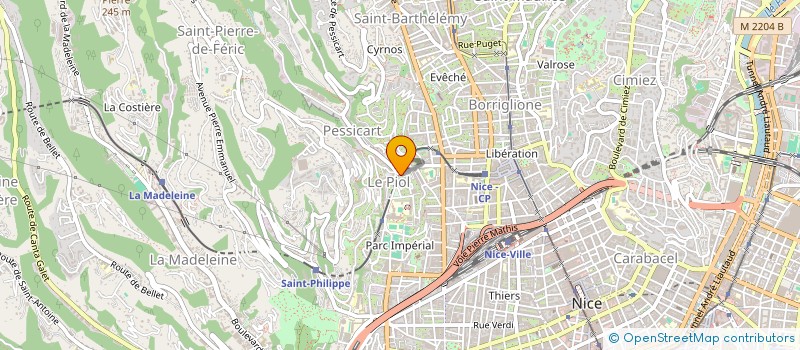 localisation de l'entreprise SCI SOLA à NICE