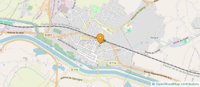 localisation de l'entreprise SCI SOLA à VALENCE