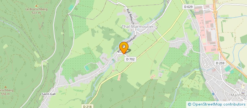 localisation de l'entreprise SCI SOLA  THAL-MARMOUTIER