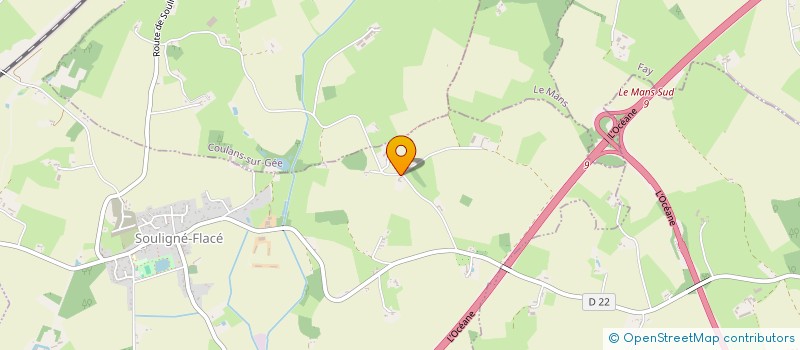 localisation de l'entreprise SCI SOLA  ROEZE-SUR-SARTHE