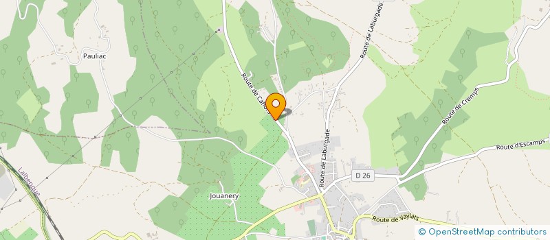 localisation de l'entreprise SCI SOLACROUP  LALBENQUE