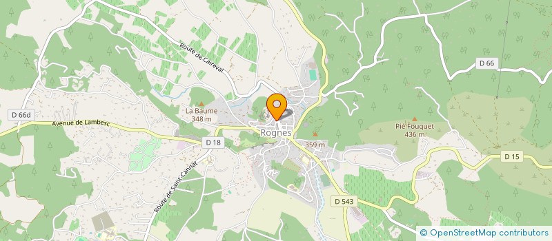 localisation de l'entreprise SCI SOLAIX  ROGNES