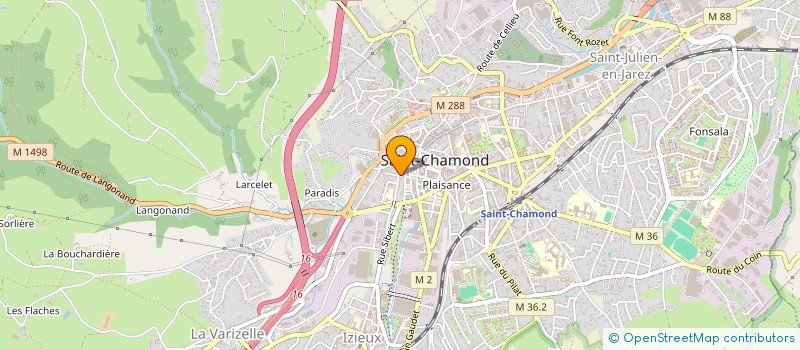 localisation de l'entreprise SCI SOLAIZE  SAINT-CHAMOND