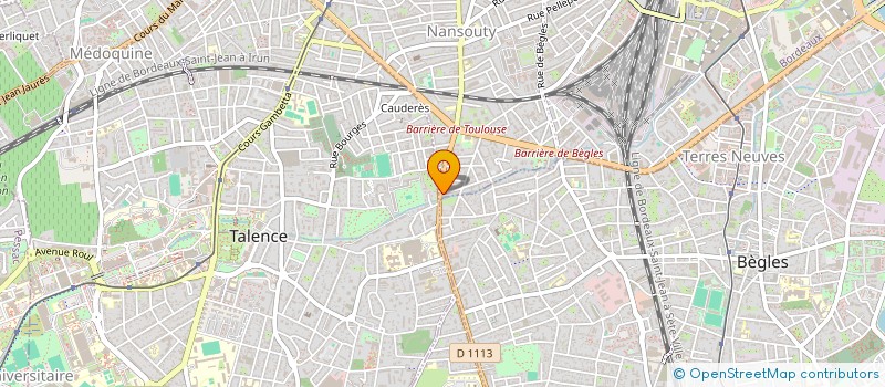 localisation de l'entreprise SCI SOLAL  BORDEAUX