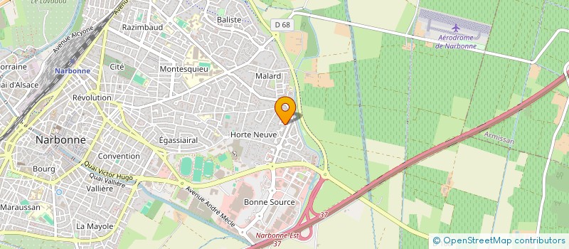localisation de l'entreprise SCI SOLAL11 à NARBONNE