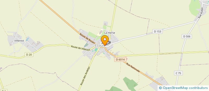 localisation de l'entreprise SCI SOLALEX  ECOUIS