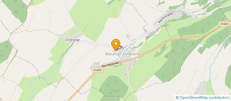 localisation de l'entreprise SCI SOLAM  MARANGE-ZONDRANGE