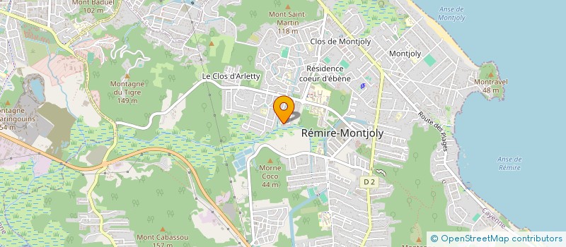 localisation de l'entreprise SCI SOLAMB  REMIRE-MONTJOLY