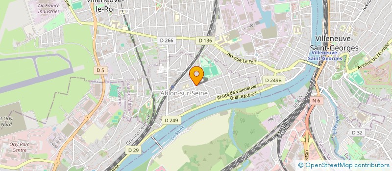 localisation de l'entreprise SCI SOLANA  ABLON-SUR-SEINE